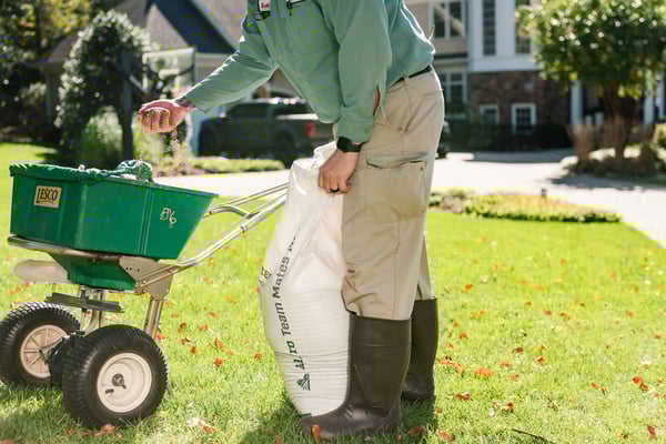 pro turf naperville lawn tech fertilizing lawn